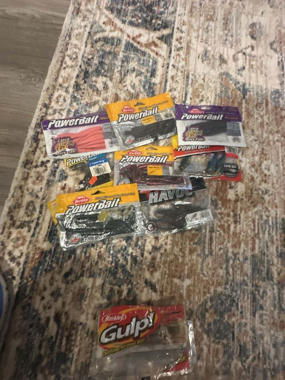 Berkley PowerBait and Gulp Soft Plastic Fishing Lures Assorted Lot